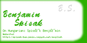 benjamin spisak business card